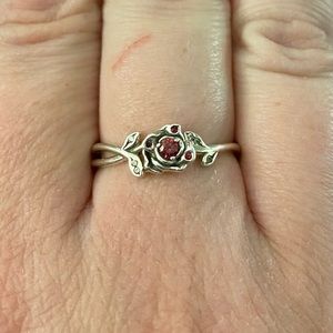 Pandora Beauty and the Beast rose ring